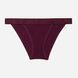 Трусики бикини женские хлопковые Victoria's Secret Logo Cotton Tanga Panty, S, бордовый 2673 фото 3