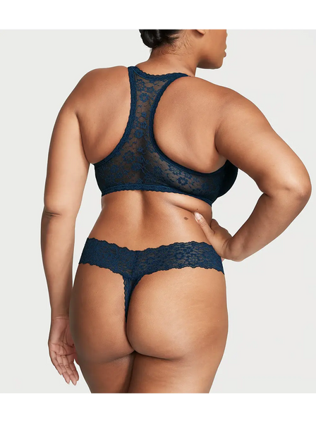 Трусики Victoria's Secret The Lacie Lace-up Thong Panty 26230 фото