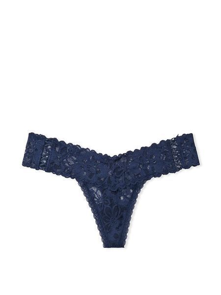 Трусики Victoria's Secret The Lacie Lace-up Thong Panty 26230 фото