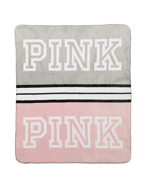 Плед PINK Victoria`s Secret Cozy Plush Blanket 27266998 фото