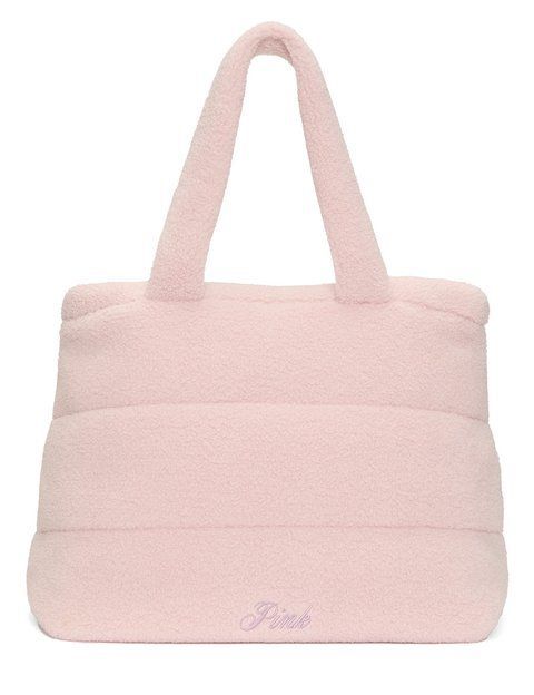 Плюшевая сумка PINK Victoria's Secret Cozy Plush Tote, розовый 272669981 фото