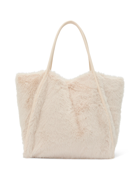 Сумка женская Victoria's Secret Faux - Fur Tote Bag, белая 27197087 фото