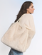 Сумка женская Victoria's Secret Faux - Fur Tote Bag, белая 27197087 фото 2