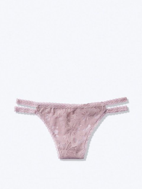 Трусики Victoria's Secret PINK Wink Strappy Thong Panty 261 фото