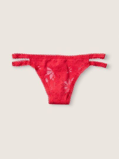 Трусики Victoria's Secret PINK Wink Strappy Thong Panty 26194 фото