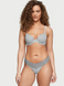Трусики Victoria's Secret Lace-Waist Cotton Thong Panty 26648857 фото 1