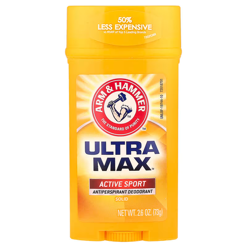Дезодорант-антиперспирант мужской Arm & Hammer Ultra Max Antiperspirant & Doodorant Active Sport аромат спорт, 73 гр 72018813 фото