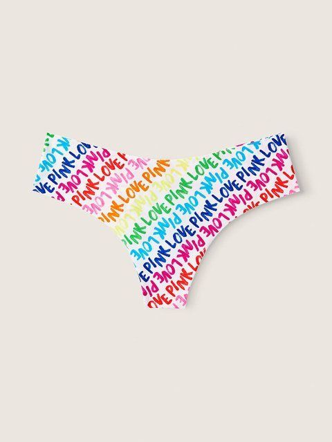 Трусики Victoria's Secret No-Show Thong Panty безшовные стринги 26649 фото
