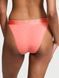 Трусики бикини женские хлопковые Victoria's Secret Logo Cotton Tanga Panty, S, оранжевый 27027 фото 2