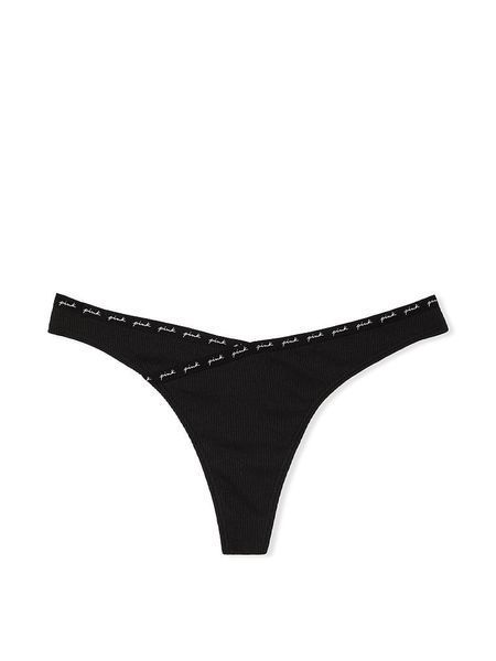 Трусики Стринги Victoria's Secret PINK Cotton Thong Panty 26687 фото