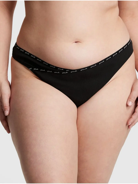 Трусики Стринги Victoria's Secret PINK Cotton Thong Panty 26687 фото